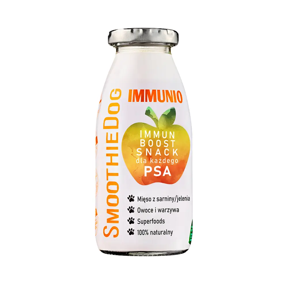 smoothie dla psa odporność, smaczna i zdrowa przekąska