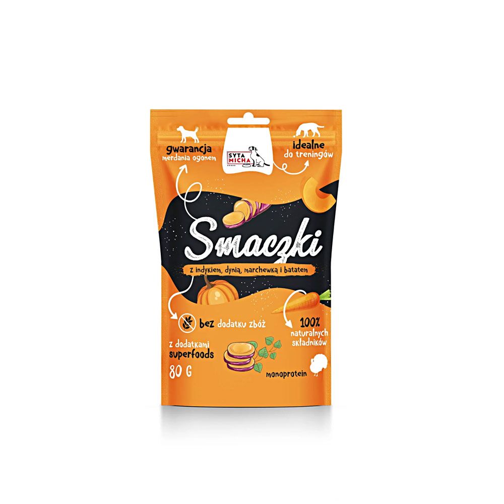 Smaczki dla psa indyk Smaczki dla psa indyk, idealny jako przysmak treningowy