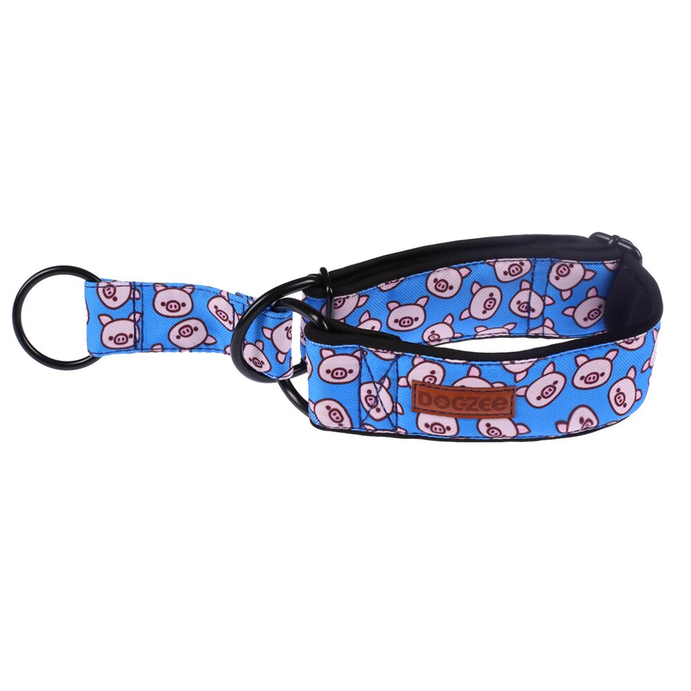 Obroża półzaciskowa dla psa Prosiaczek Obroża półzaciskowa dla psa Prosiaczek, wygodna