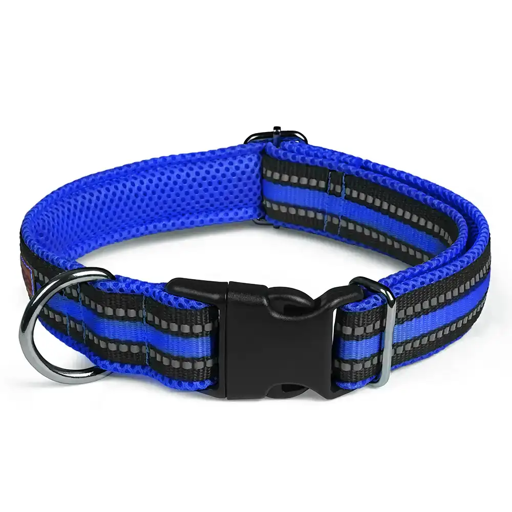 obroża odblaskowa dla psa, zapewni dobrą widoczność podczas spaceru