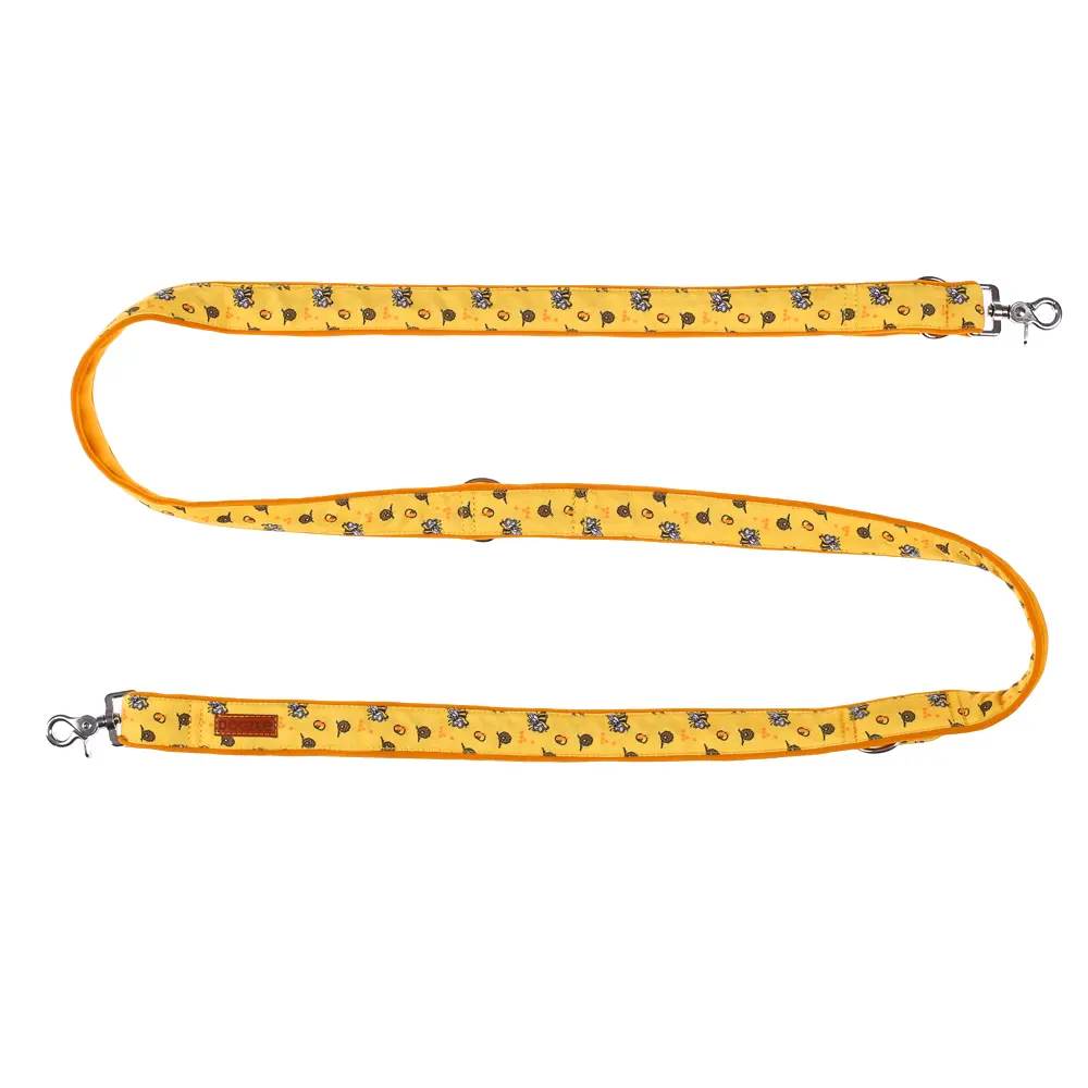 Smycz przepinana dla psa miodzio Smycz przepinana dla psa