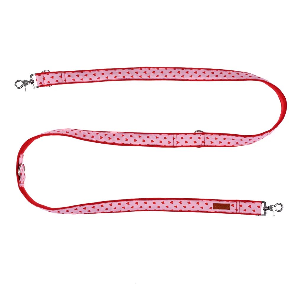 Smycz przepinana dla psa love Smycz przepinana dla psa